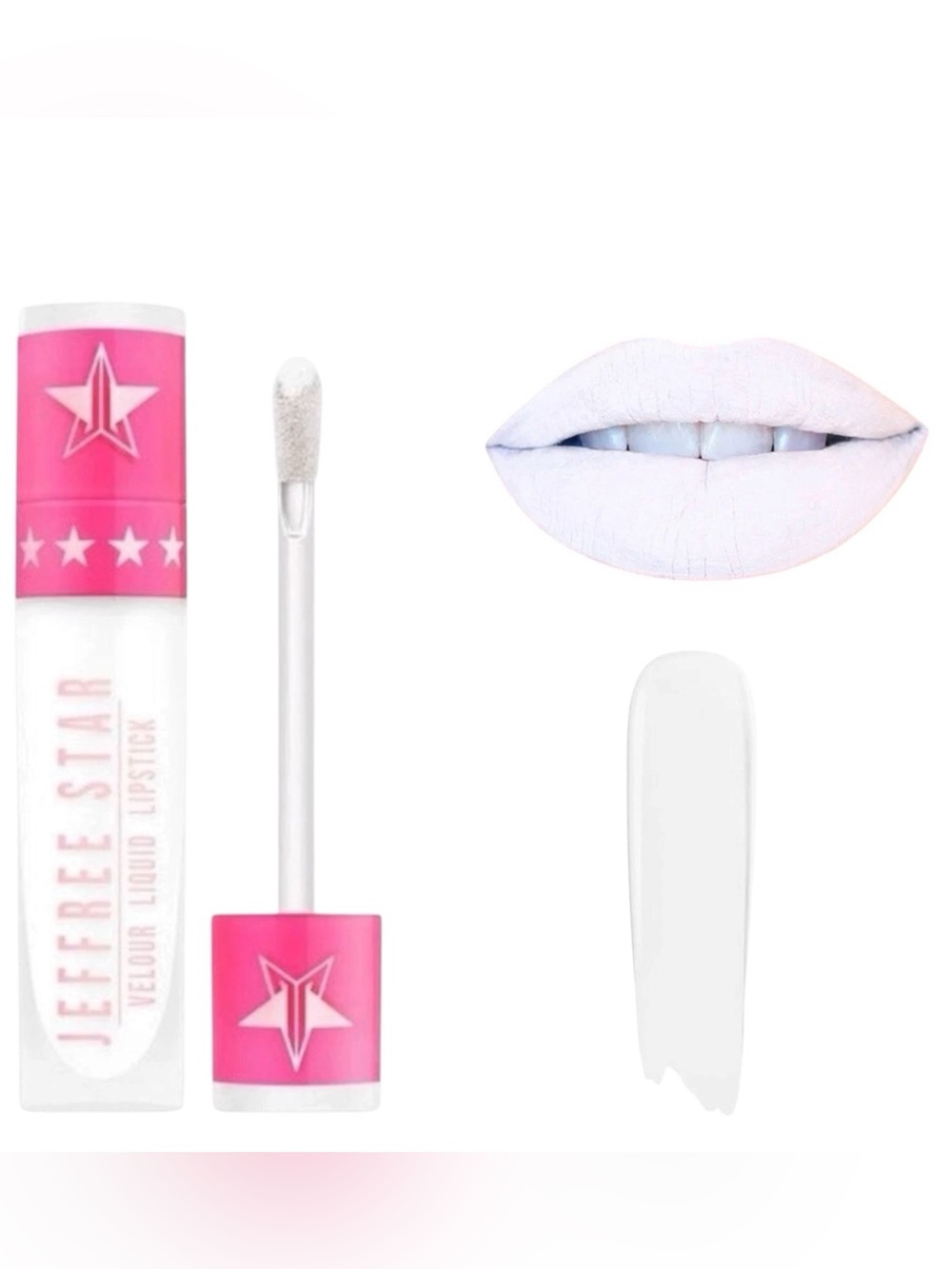 Jeffree Star Cosmetics White Drug Lord Velour Matte Liquid Lipstick
